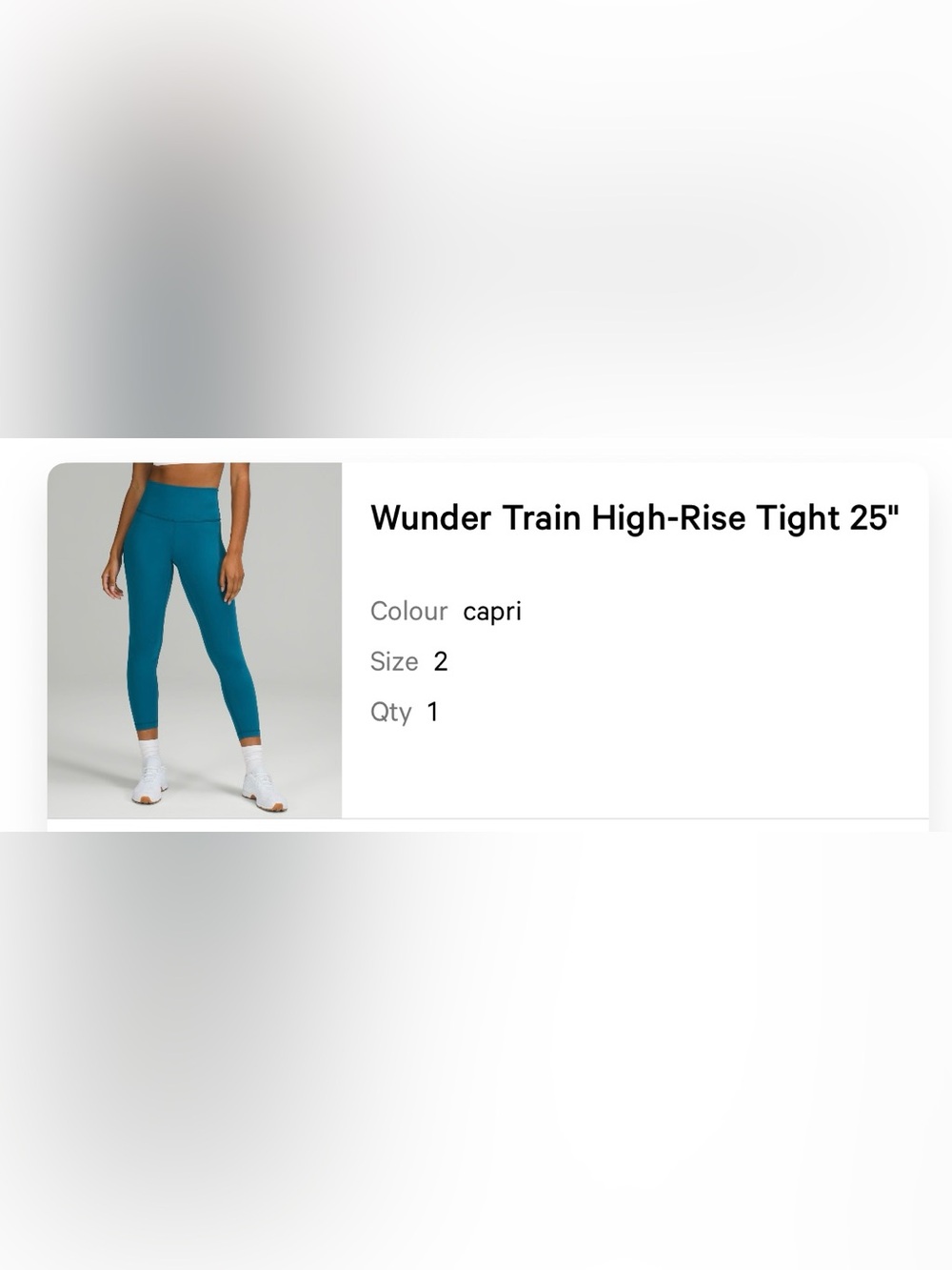 Lululemon Wunder Train High Rise Legging